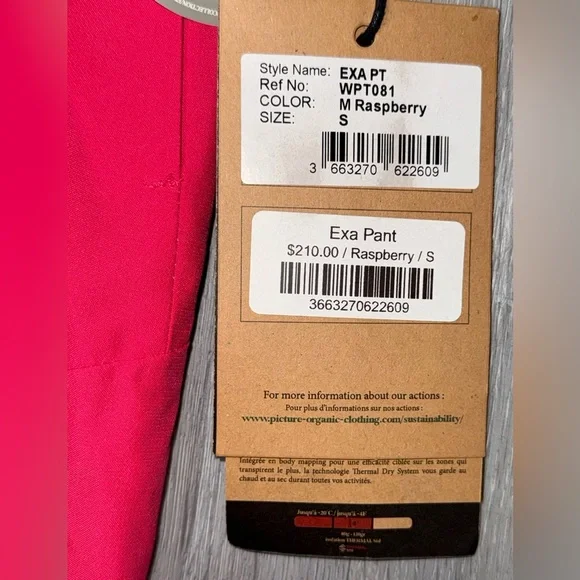 Women's Pink and Tan Ski Jacket - Picture 2 of 14